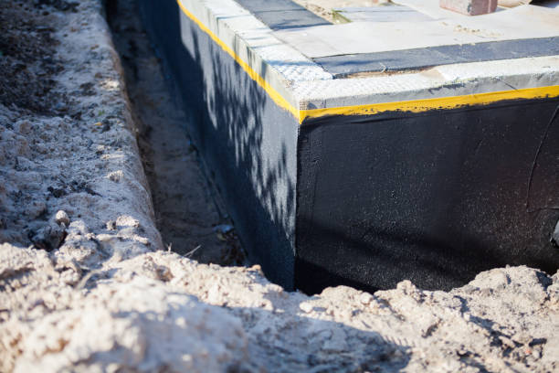 Residential Waterproofing installation at a Westbury, NY home by SJ Waterproofing Pros